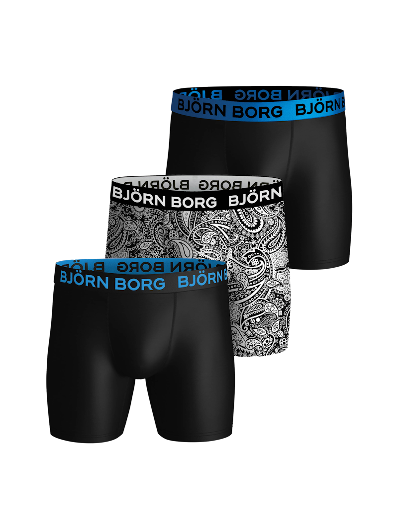 Drama het spoor Postbode Performance Boxer 3-pack - Multi | Men | Björn Borg