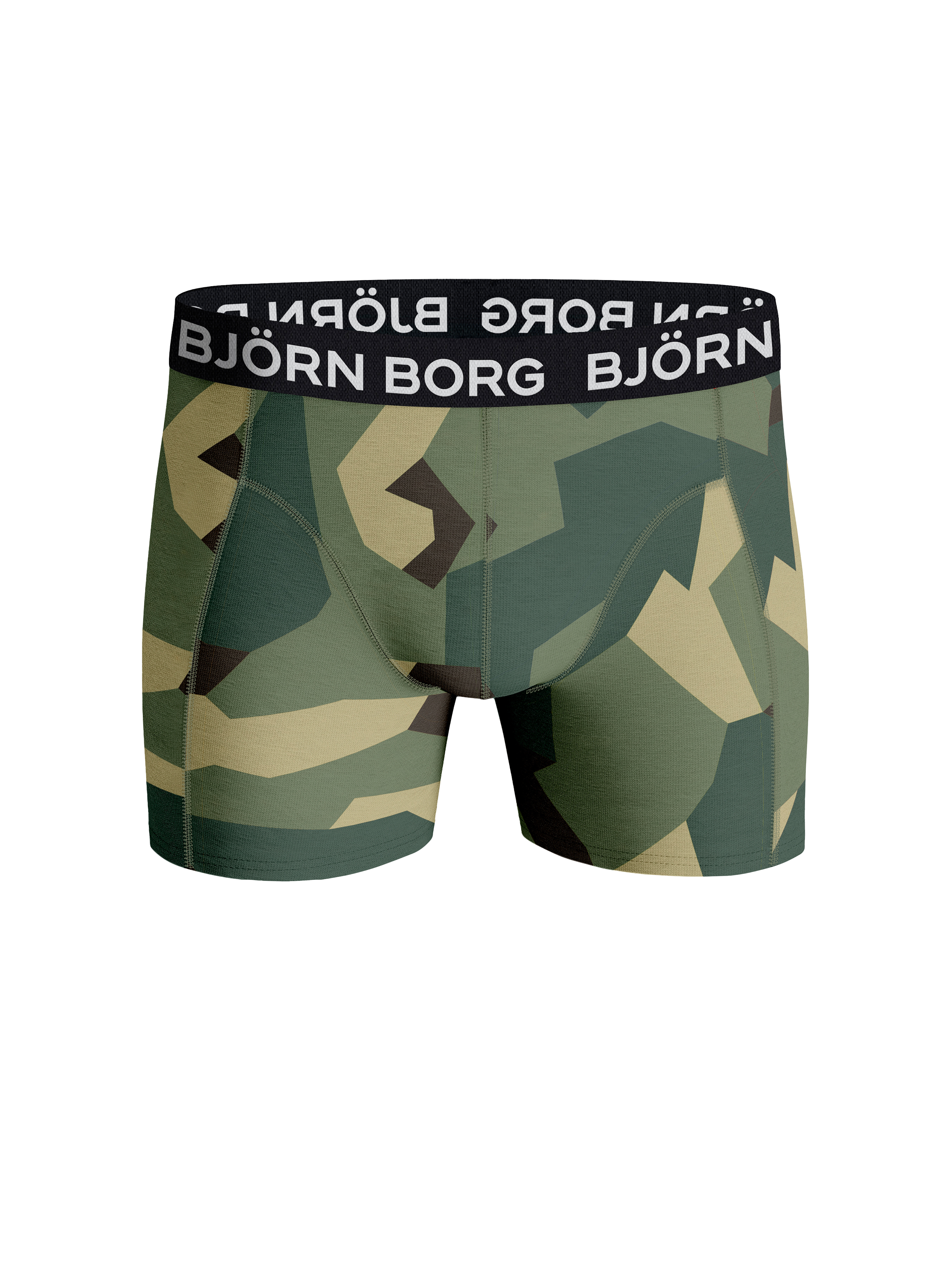 Bjorn Borg 2-Pack Side Logo & Swirls Boys Performance Boxer Briefs Blue