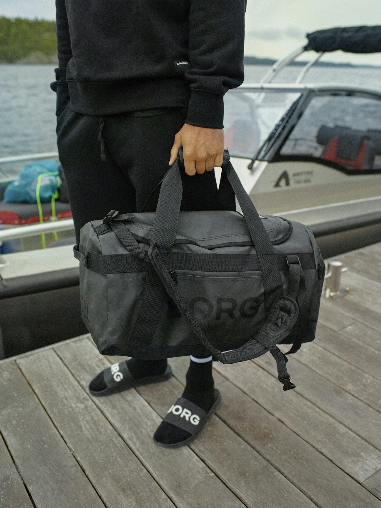 Borg Duffle Bag 55L - Black
