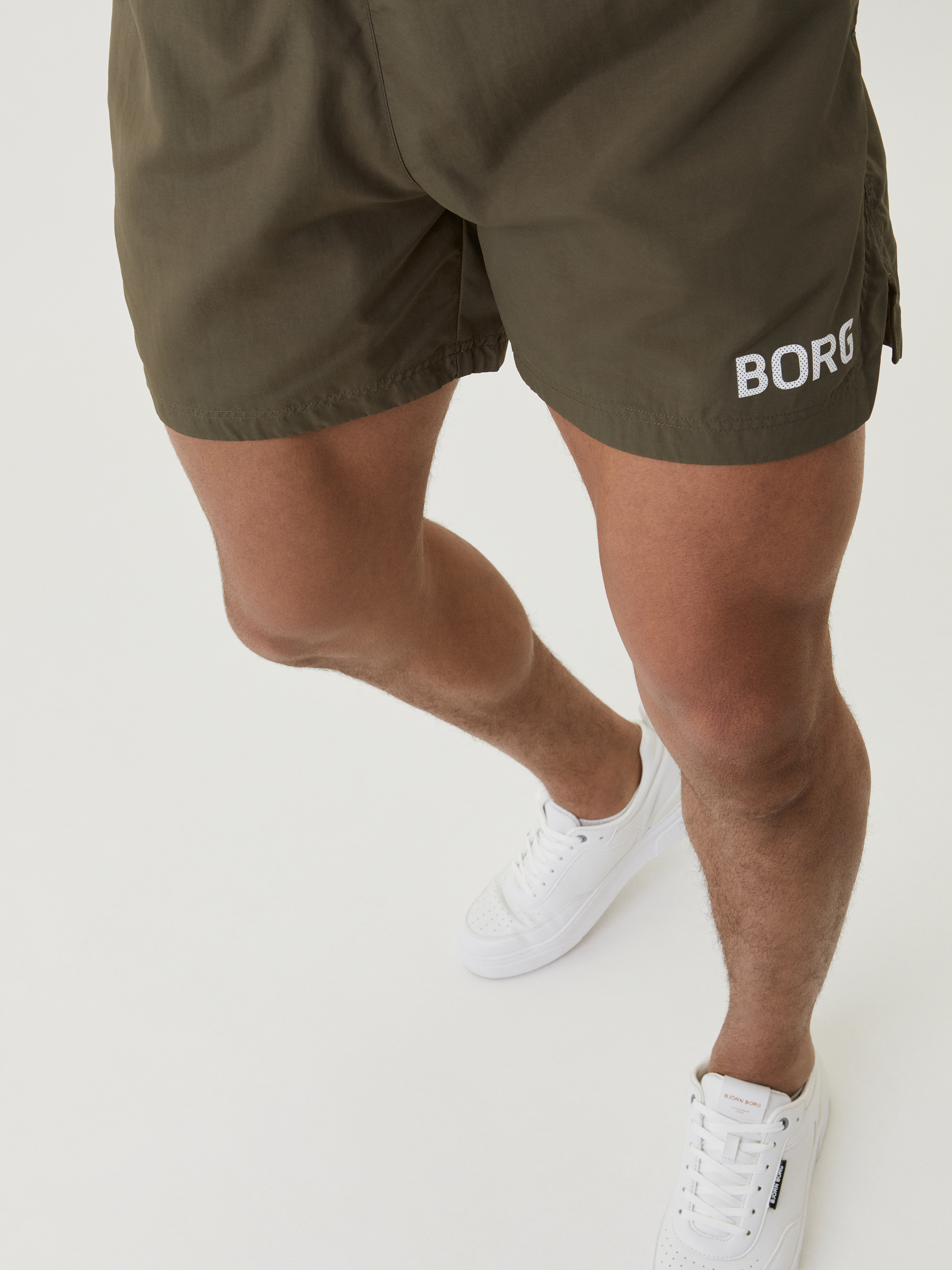Bjorn Borg Mens Woven Shorts Pants Trousers Bottoms Green Sports Gym 