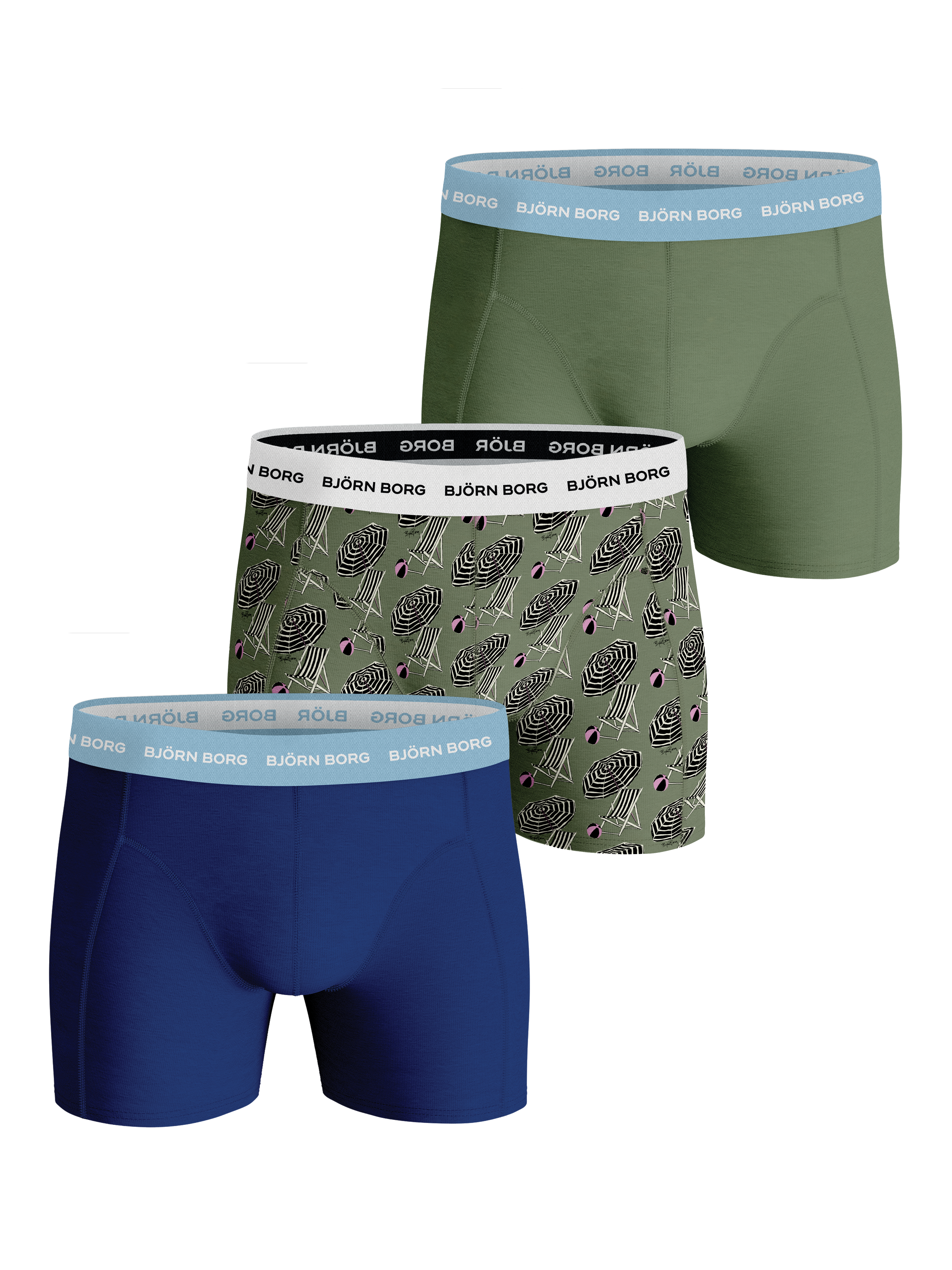 Björn Borg Mens Shorts Boxer Briefs Underwear Many Choices 3-PACK 