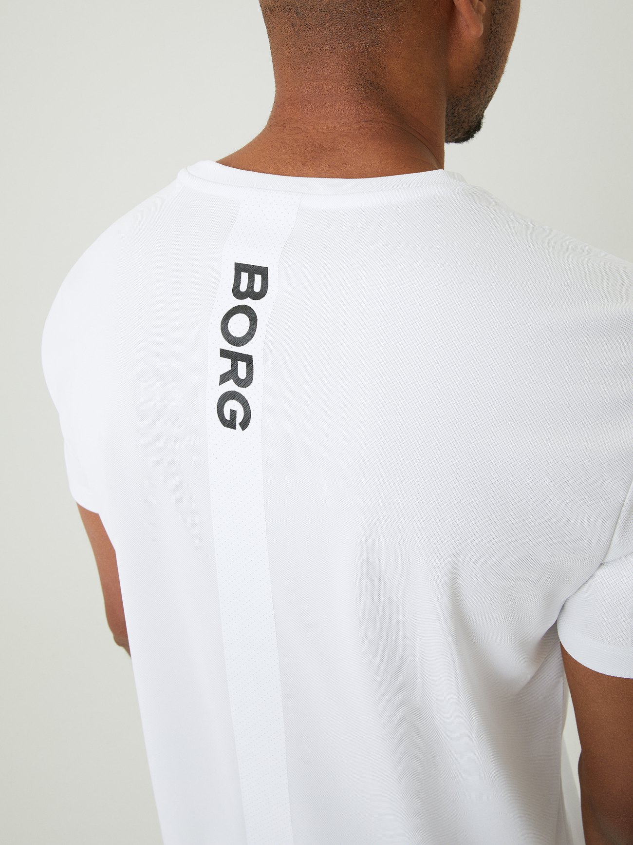 Schepsel Malen aangrenzend Ace T-Shirt Stripe - Brilliant White | Men | Björn Borg