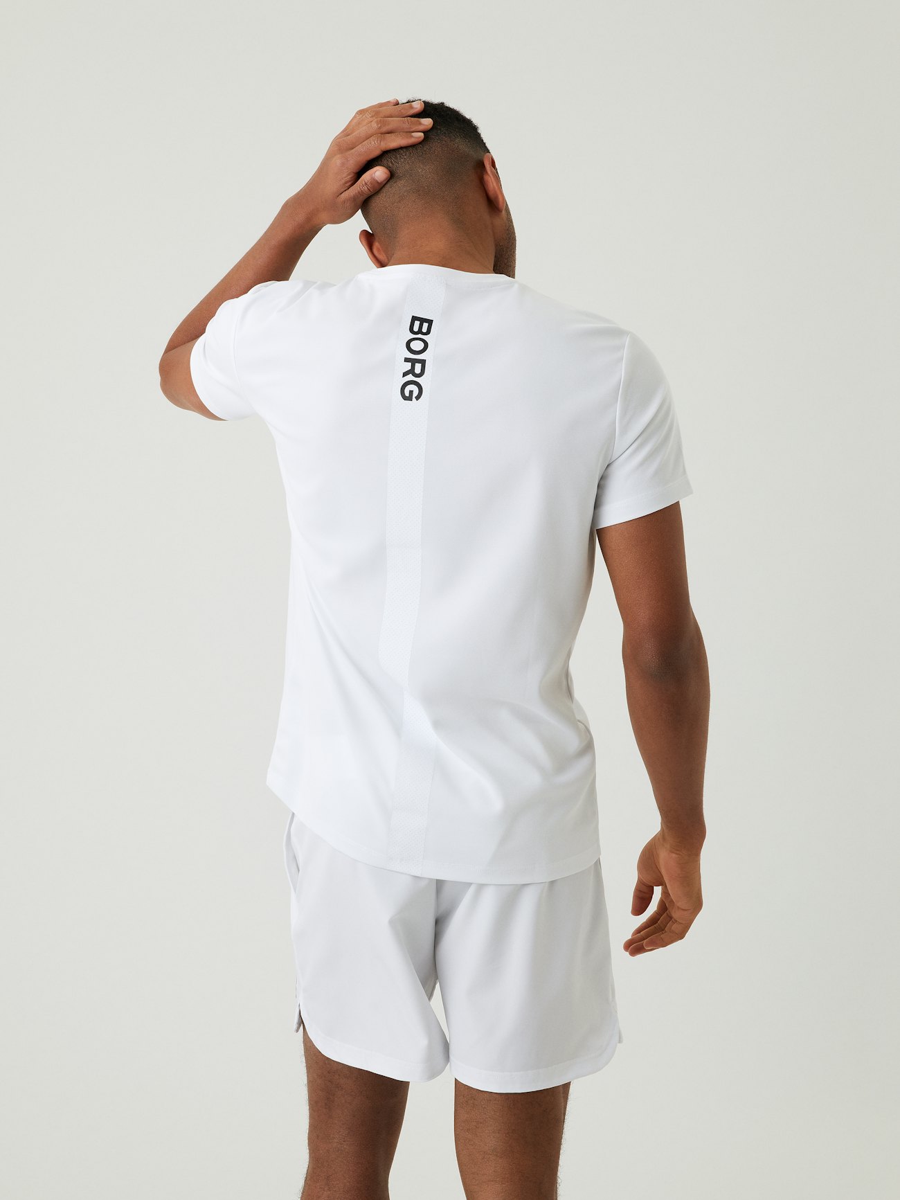 Schepsel Malen aangrenzend Ace T-Shirt Stripe - Brilliant White | Men | Björn Borg