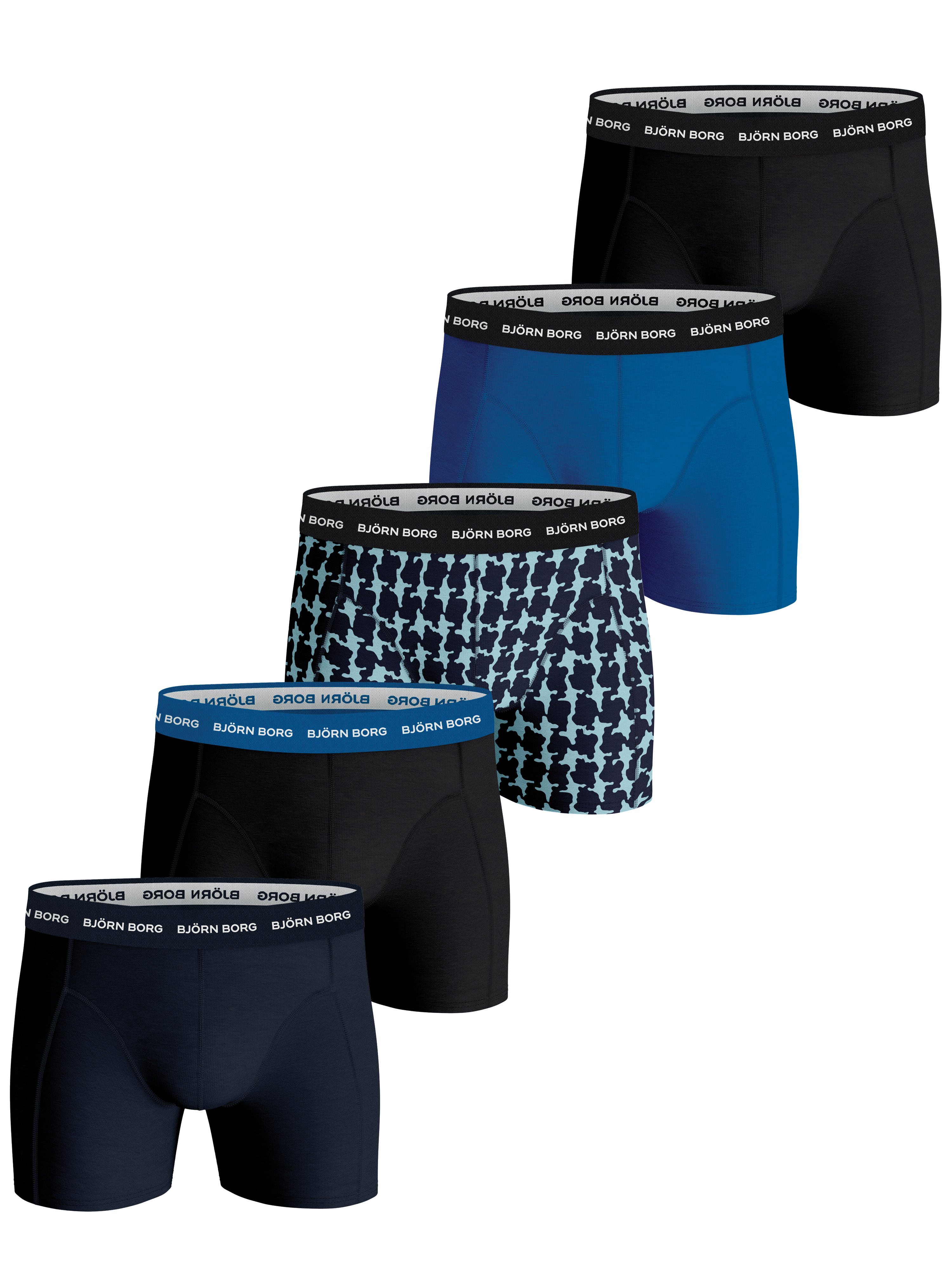 Bjorn Borg Mens BB Midsummer 3 Pack Mositure Wicking Boxers 32% OFF RRP 