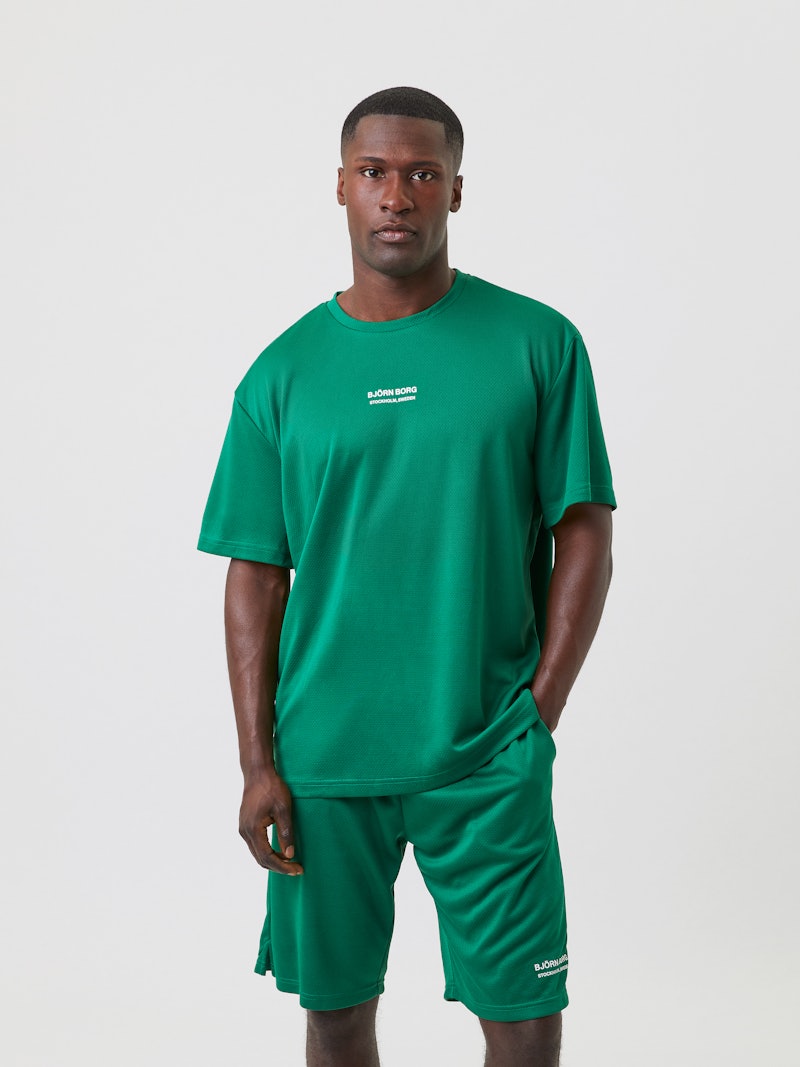 kaart Pasen hulp in de huishouding Borg Loose T-Shirt - Verdant Green | Men | Björn Borg