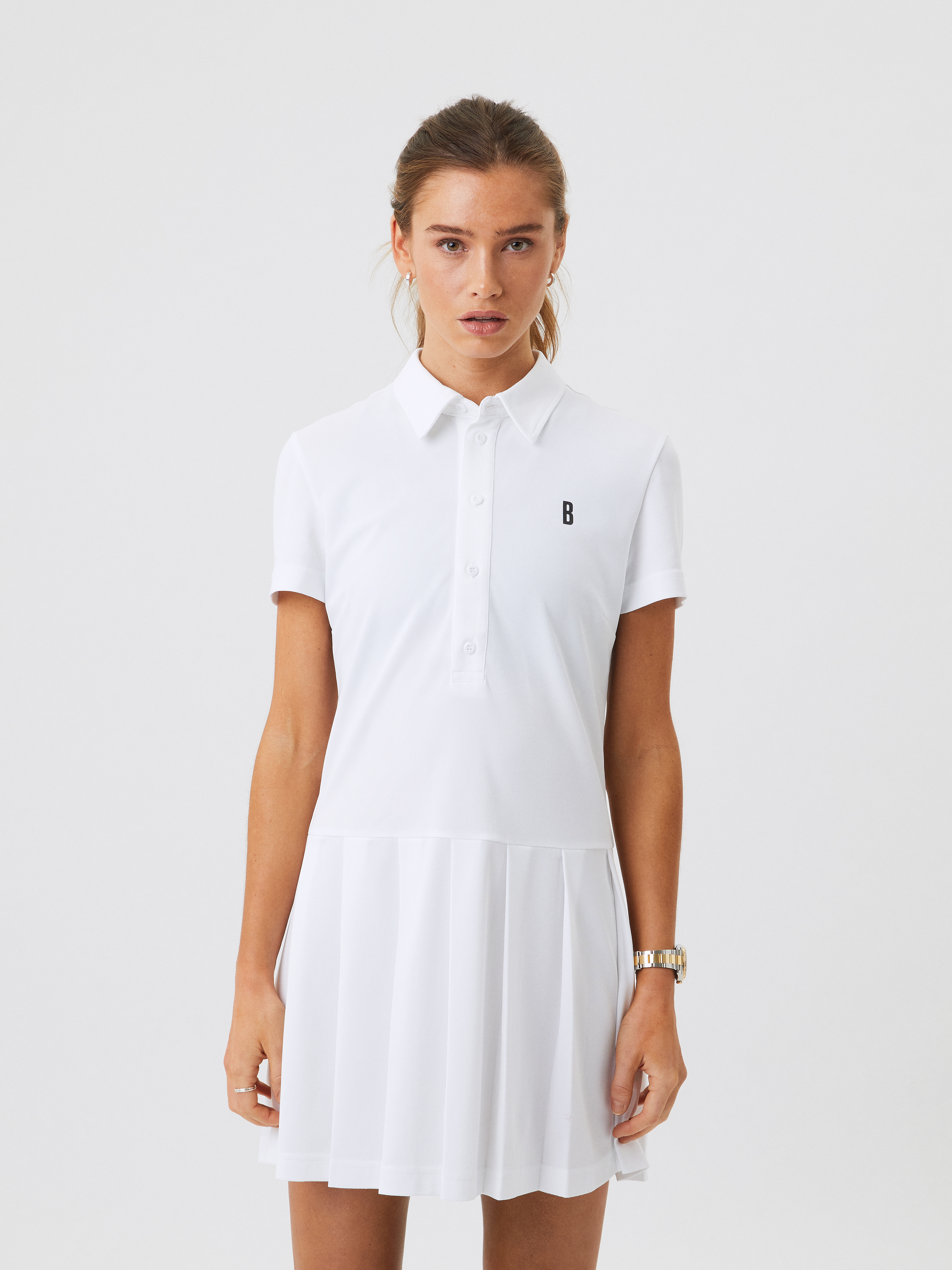 Ace Polo Dress - Brilliant White | Women | Björn Borg