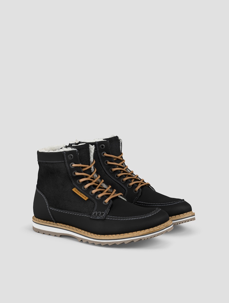 Men´s Leather Boots Martyn - Black | Men | Björn Borg