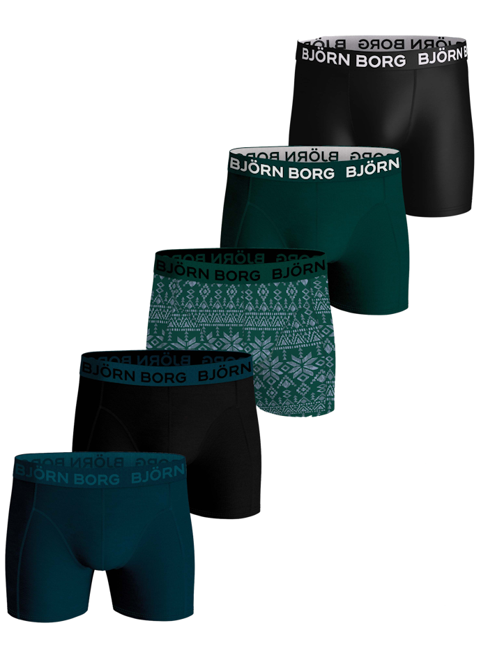 Cotton Stretch and Performance Mixpack Boxer 5-pack