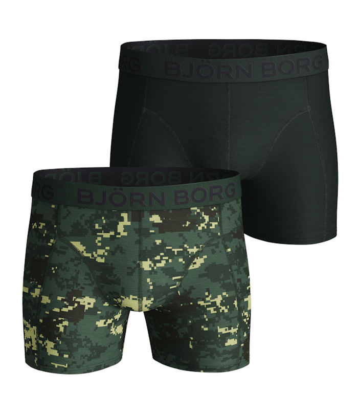 Digital Woodland Xl Cotton Stretch Shorts 2-pack