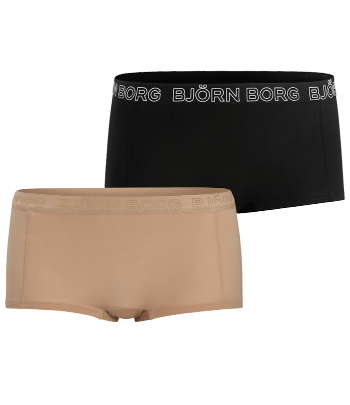 Solid Lyocell Minishorts 2-pack