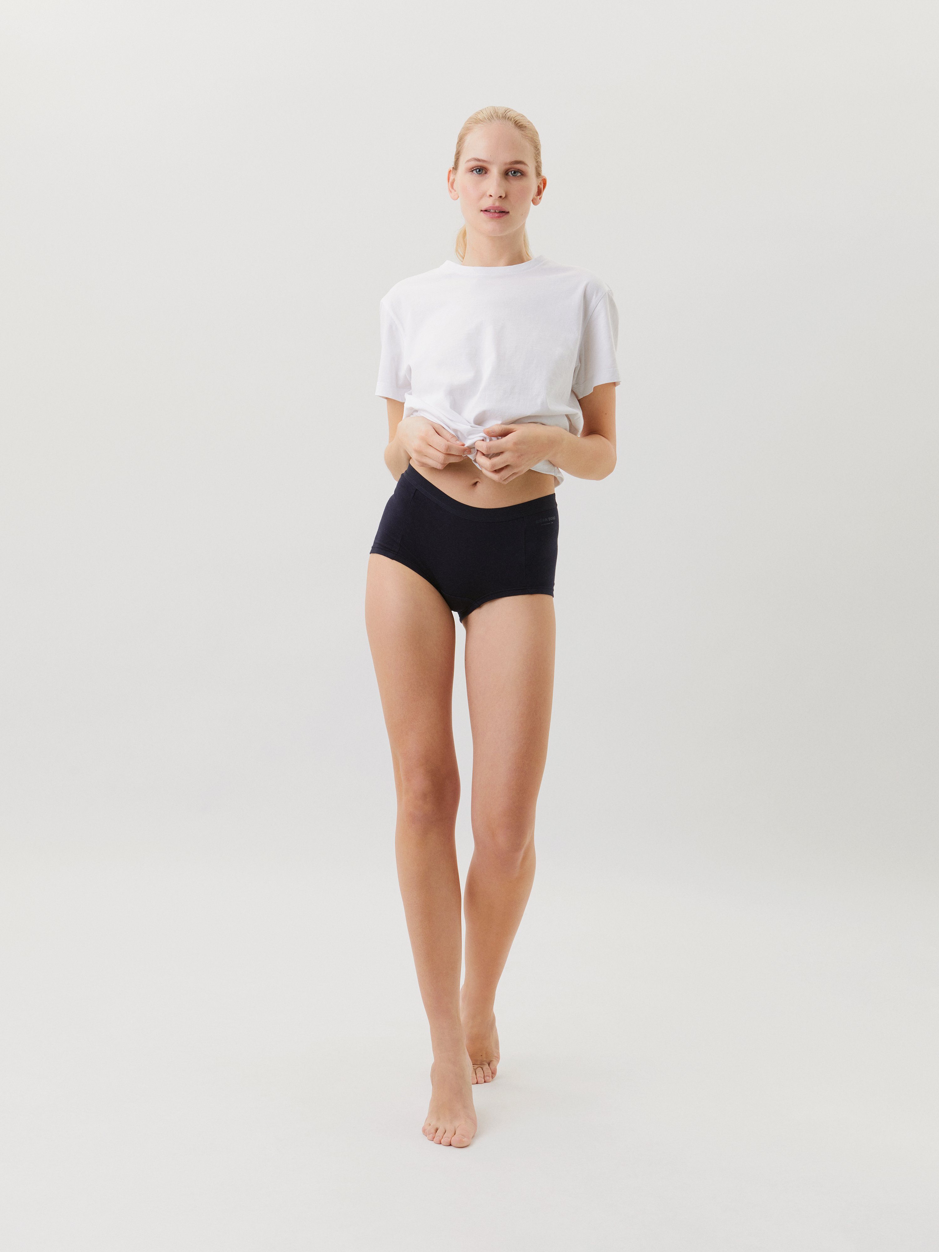 Vuil Afwijzen Yoghurt Solid Cotton Minishorts 3-pack - Black Beauty | Women | Björn Borg